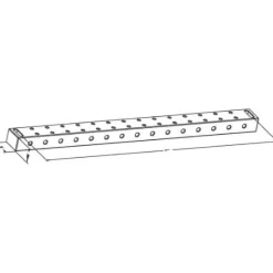 WEDM Rails: Length (mm): 440.00; Width (mm - 2 Decimals): 60.00; Height (mm): 30.00; Material: Stainless Steel