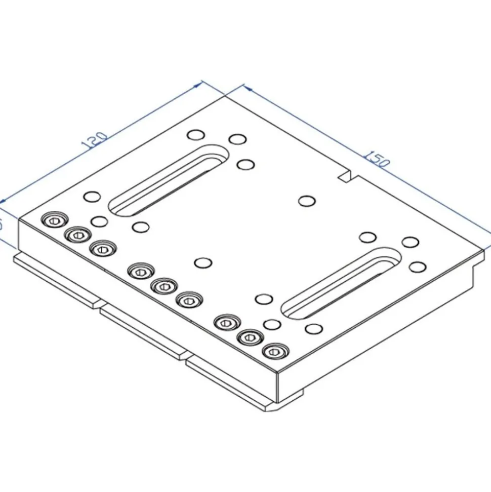WEDM Vises: Compatible Workpiece Shape: Rectangle, Square; Maximum Clamping Width (mm): 150.00; Maximum Workpiece Weight (kg): 20.00; Tightening Torque (Nm): 10.00