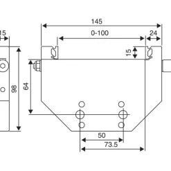 WEDM Vises: Compatible Workpiece Shape: Rectangle, Round, Cylindrical, Square; Maximum Clamping Width (mm): 100.00; Maximum Workpiece Weight (kg): 10.00; Tightening Torque (Nm): 7.00