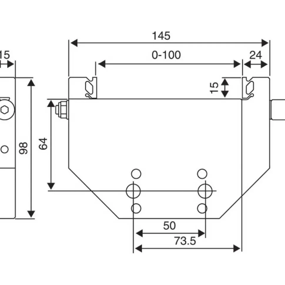 WEDM Vises: Compatible Workpiece Shape: Rectangle, Round, Cylindrical, Square; Maximum Clamping Width (mm): 100.00; Maximum Workpiece Weight (kg): 10.00; Tightening Torque (Nm): 7.00