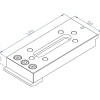 WEDM Vises: Compatible Workpiece Shape: Rectangle, Square; Maximum Clamping Width (mm): 115.00; Maximum Workpiece Weight (kg): 20.00; Tightening Torque (Nm): 10.00