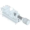 WEDM Vises: Compatible Workpiece Shape: Rectangle, Square; Maximum Clamping Width (mm): 160.00; Maximum Workpiece Weight (kg): 20.00; Tightening Torque (Nm): 7.00