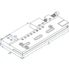 WEDM Vises: Compatible Workpiece Shape: Rectangle, Square; Maximum Clamping Width (mm): 160.00; Maximum Workpiece Weight (kg): 15.00; Tightening Torque (Nm): 7.00