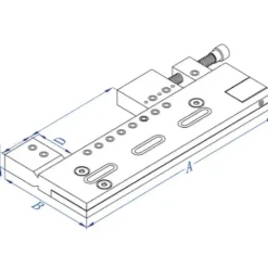 WEDM Vises: Compatible Workpiece Shape: Rectangle, Square; Maximum Clamping Width (mm): 160.00; Maximum Workpiece Weight (kg): 15.00; Tightening Torque (Nm): 7.00