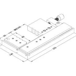WEDM Vises: Compatible Workpiece Shape: Rectangle, Square; Maximum Clamping Width (mm): 100.00; Maximum Workpiece Weight (kg): 10.00; Tightening Torque (Nm): 10.00