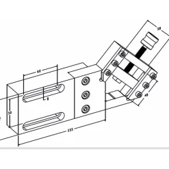 WEDM Vises: Compatible Workpiece Shape: Rectangle, Square; Maximum Clamping Width (mm): 60.00; Maximum Workpiece Weight (kg): 10.00; Tightening Torque (Nm): 10.00