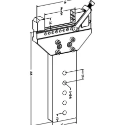 WEDM Vises: Compatible Workpiece Shape: Rectangle, Square; Maximum Clamping Width (mm): 70.00; Maximum Workpiece Weight (kg): 10.00; Tightening Torque (Nm): 10.00