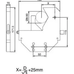 WEDM Vises: Compatible Workpiece Shape: Round, Cylindrical; Maximum Clamping Width (mm): 90.00; Maximum Workpiece Weight (kg): 7.00; Tightening Torque (Nm): 8.00