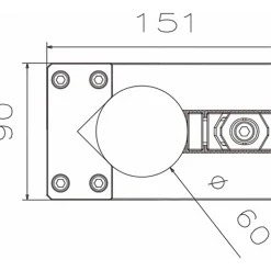 WEDM Vises: Compatible Workpiece Shape: Rectangle, Square; Maximum Clamping Width (mm): 60.00; Maximum Workpiece Weight (kg): 10.00; Tightening Torque (Nm): 10.00