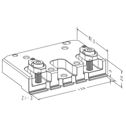WEDM Vises: Compatible Workpiece Shape: Rectangle, Square; Maximum Clamping Width (mm): 100.00; Maximum Workpiece Weight (kg): 12.00; Tightening Torque (Nm): 10.00