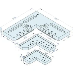 WEDM Workholding Kits: Kit Type: RHS-3R-WEDM; Series: RHS