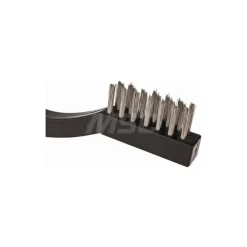 Welder Brush: 3 Row, 7 Column, Stainless Steel