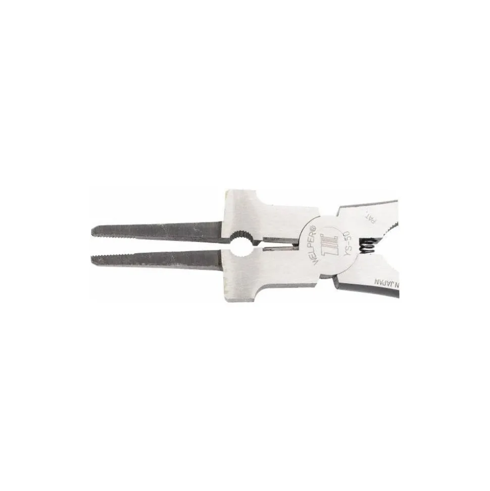 Welder's Plier: 1-3/4" Jaw Length, Side Cutter