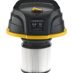 Wet/Dry Vacuum: Electric, 12.0 gal, 10.00 Amp