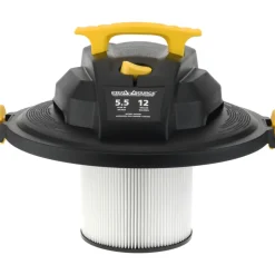 Wet/Dry Vacuum: Electric, 12.0 gal, 10.00 Amp