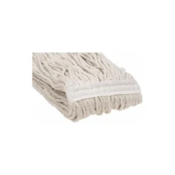 Wet Mop Cut: Clamp Jaw, Large, White Mop, Cotton