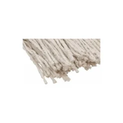 Wet Mop Cut: Clamp Jaw, Large, White Mop, Cotton