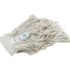Wet Mop Cut: Clamp Jaw, Large, White Mop, Cotton