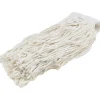 Wet Mop Cut: Clamp Jaw, Small, White Mop, Cotton