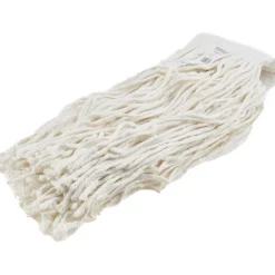 Wet Mop Cut: Clamp Jaw, Small, White Mop, Cotton
