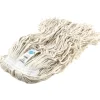 Wet Mop Cut: Clamp Jaw, X-Large, White Mop, Cotton