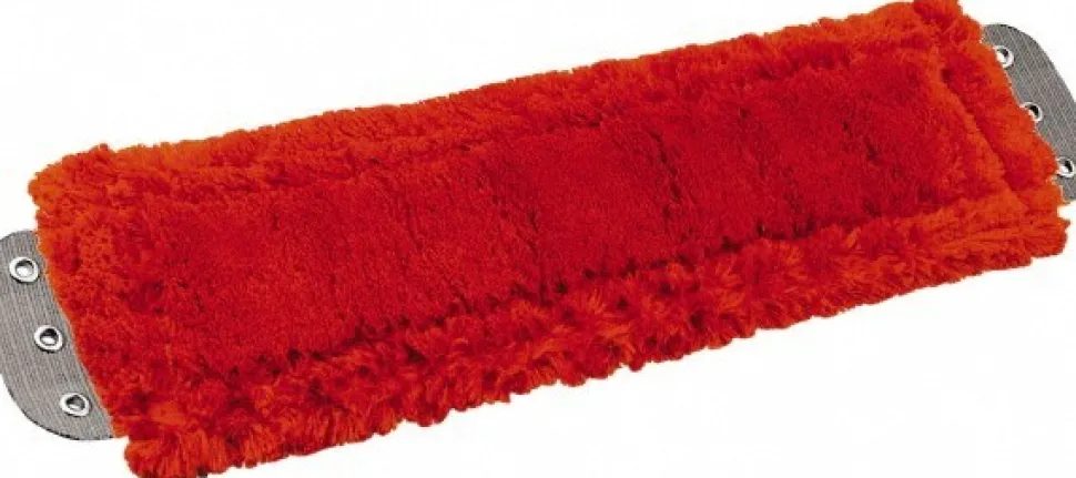 Wet Mop Pad: Quick Change, Medium, Red Mop, Microfiber