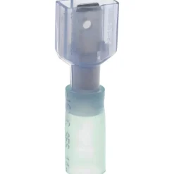 1/4" Wide, Heat Shrink & Polyolefin Insulation, Male Tab Terminal