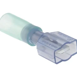 1/4" Wide, Heat Shrink & Polyolefin Insulation, Male Tab Terminal