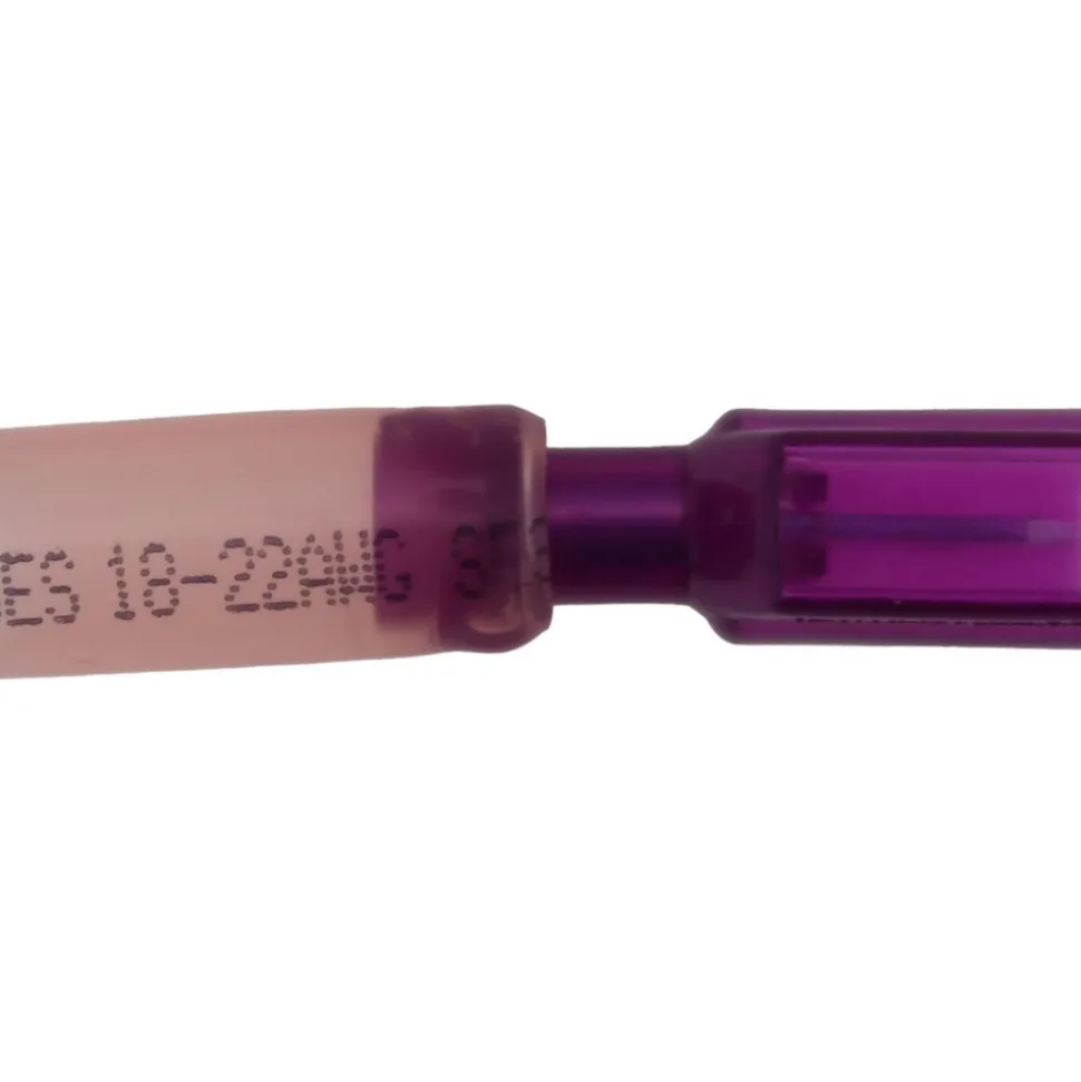 1/4" Wide, Heat Shrink & Polyolefin Insulation, Male Tab Terminal