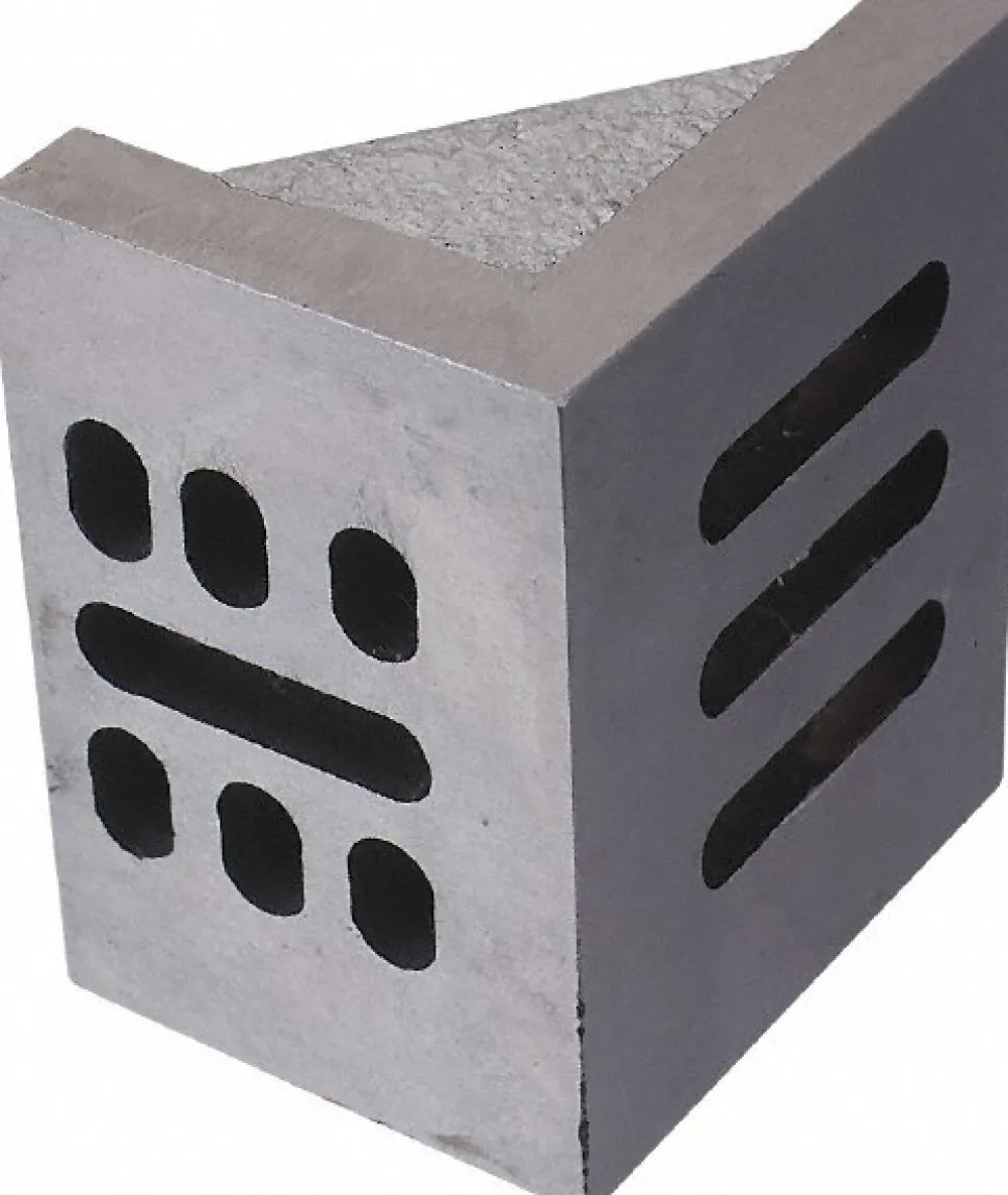16" Wide x 9" Deep x 12" High Cast Iron Machined Angle Plate