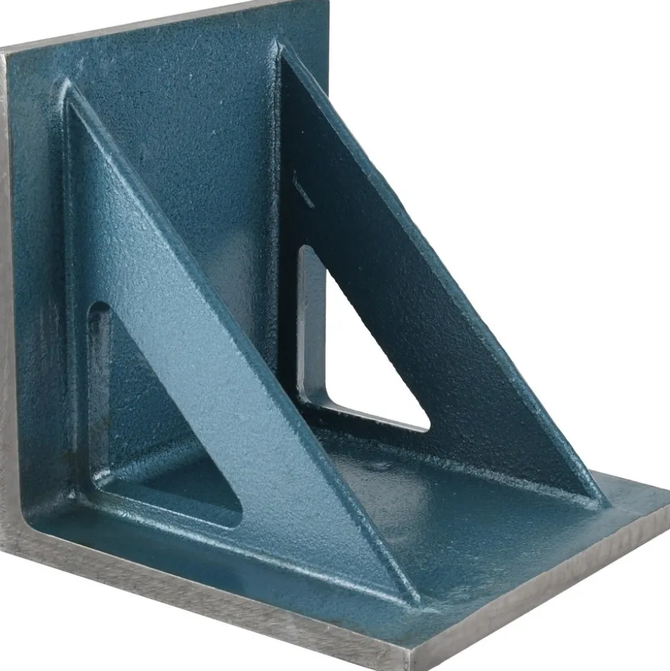10" Wide x 10" Deep x 10" High Cast Iron Machined Angle Plate