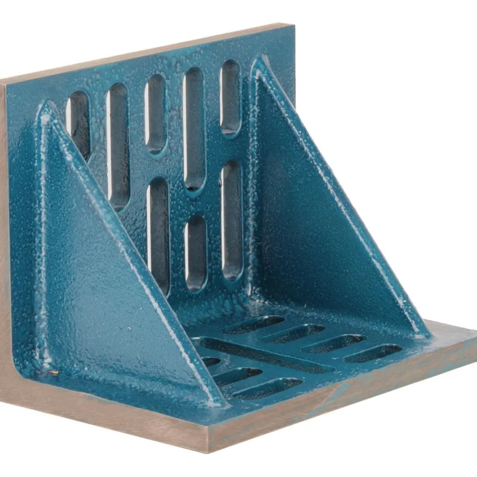 12" Wide x 8" Deep x 9" High Cast Iron Partially Machined Angle Plate