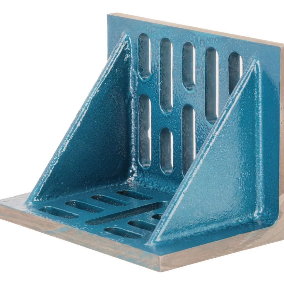 12" Wide x 8" Deep x 9" High Cast Iron Partially Machined Angle Plate