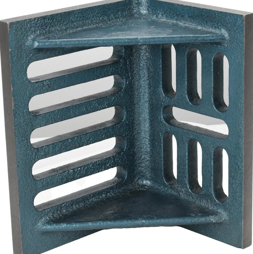 9" Wide x 6" Deep x 7" High Cast Iron Partially Machined Angle Plate