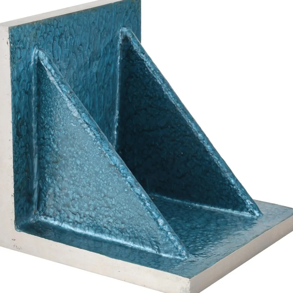 8" Wide x 8" Deep x 8" High Cast Iron Precision-Ground Angle Plate