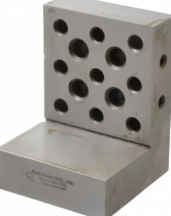3" Wide x 4" Deep x 3" High Steel Precision-Ground Angle Plate