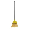 12" Wide, Yellow Polypropylene Bristles, Vinyl-Coated Metal Handle, Angled Broom
