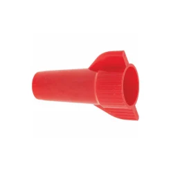 Wing Twist-On Wire Connector: Red, Corrosion-Resistant, Flame-Retardant, 2 AWG