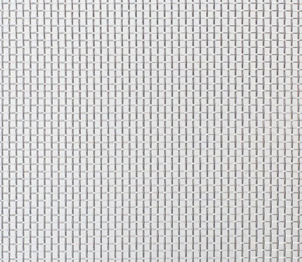 Wire Cloth: 30 Wire Gauge, 0.014" Wire Dia, Stainless Steel