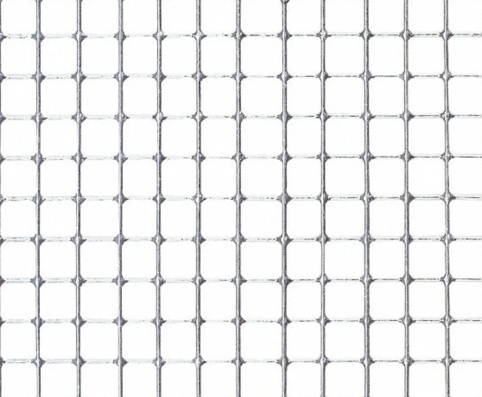 Wire Cloth: 19 Wire Gauge, 0.041" Wire Dia, Steel