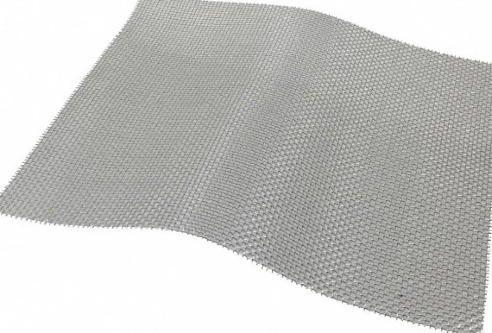 Wire Cloth: 22 Wire Gauge, 0.028" Wire Dia, Stainless Steel