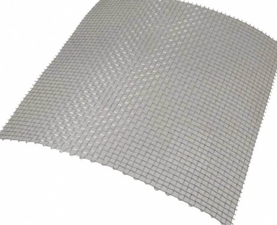 Wire Cloth: 20 Wire Gauge, 0.035" Wire Dia, Stainless Steel
