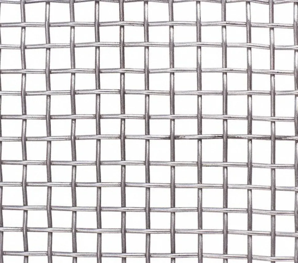 Wire Cloth: 7 Wire Gauge, 0.177" Wire Dia, Stainless Steel