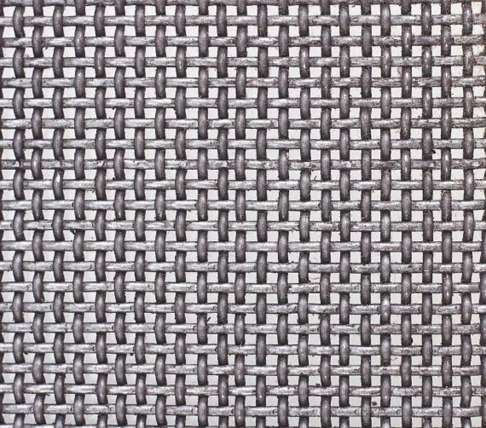 Wire Cloth: 24 Wire Gauge, 0.023" Wire Dia, Steel