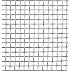 Wire Cloth: 20 Wire Gauge, 0.035" Wire Dia, Stainless Steel