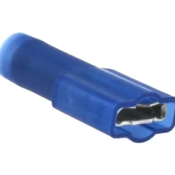 Wire Disconnect: Female, Blue, Nylon, 16-14 AWG, 1/4" Tab Width