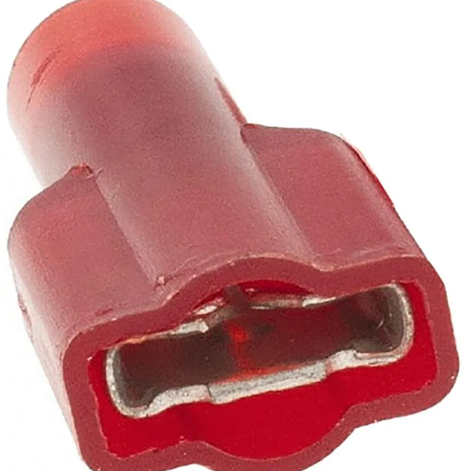 Wire Disconnect: Female, Nylon, 22-18 AWG, 1/4" Tab Width
