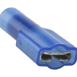 Wire Disconnect: Male, Blue, Nylon, 16-14 AWG, 1/4" Tab Width