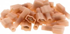 Wire Disconnect: Male, Red, Nylon, 22-16 AWG, 1/4" Tab Width