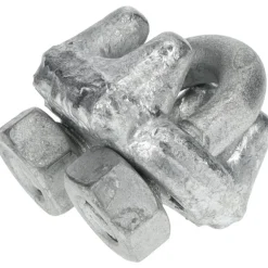 Wire Rope Clip: 1/8" Rope Dia, Forged Steel